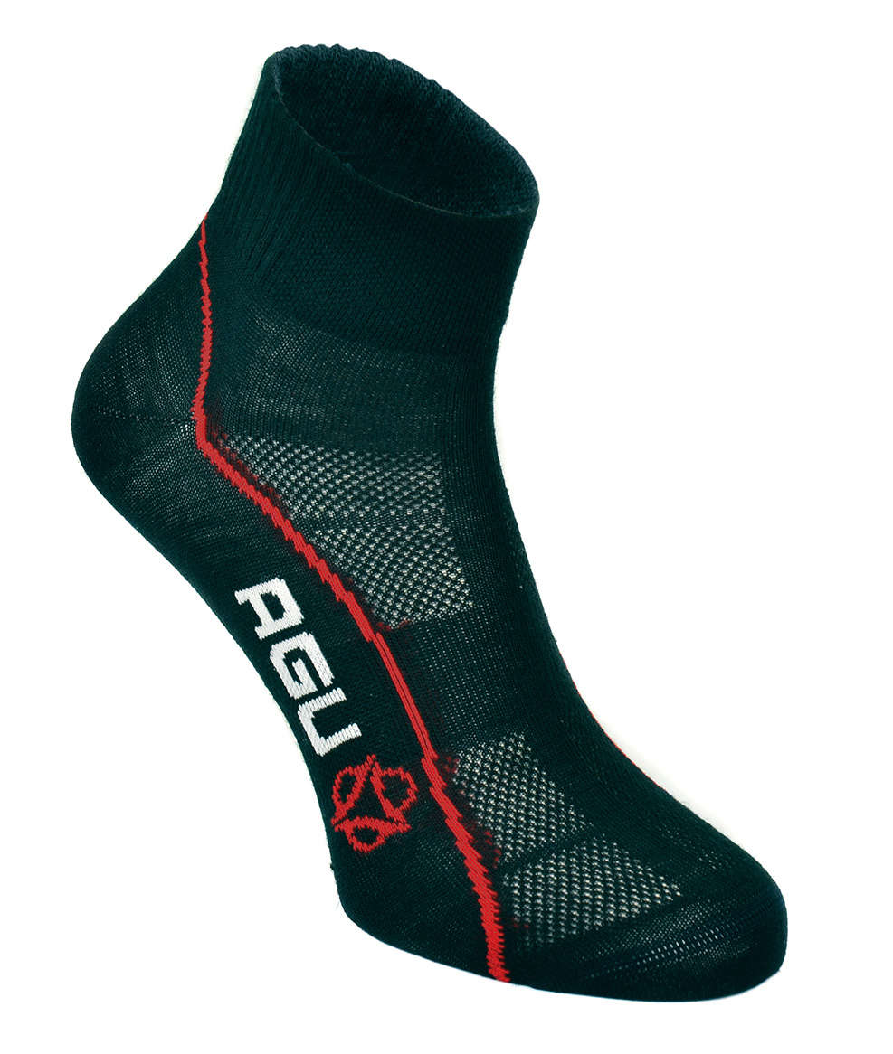 AGU 2-Pack Winter Fietssokken Zwart Unisex