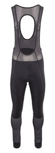 AGU Essential HiVis Fietsbroek Lang Met Bretels en Zeem Zwart Heren