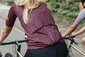 AGU Velo Love Fietsshirt Korte Mouwen Donkerrood Dames