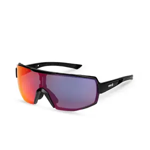 AGU Bold Anti Fog Fietsbril Zwart met Red Lens