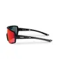 AGU Bold Anti Fog Fietsbril Zwart met Red Lens