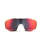 AGU Bold Anti Fog Fietsbril Wit met Red Lens