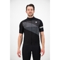 AGU Essential Striped Fietsshirt Korte Mouwen Zwart Heren