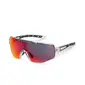 AGU Bold Anti Fog Fietsbril Crystal met Red Lens