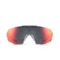 AGU Bold Anti Fog Fietsbril Crystal met Red Lens