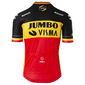 AGU Team Jumbo-Visma Belgisch Kampioen Replica Fietsshirt Korte Mouwen