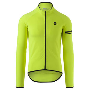 AGU Essential Thermo Fietsshirt Lange Mouwen Neon Geel Heren