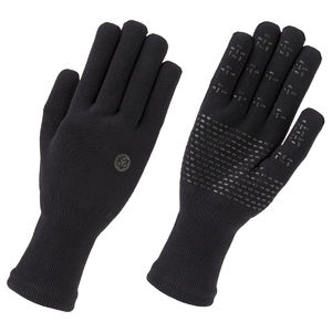 AGU Essential Merino Knit Waterproof Fietshandschoenen Zwart