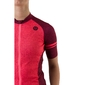 AGU Essential Melange Fietsshirt Korte Mouwen Roze/Donkerrood Dames