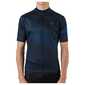 AGU Striped Essential Fietsshirt Korte Mouwen Donkerblauw Heren