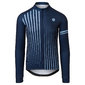 AGU Essential Faded Stripe Fietsshirt Lange Mouwen Donkerblauw Heren