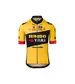 AGU Jumbo-Visma Replica Fietsshirt Korte Mouwen Geel/Zwart Heren