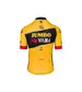 AGU Jumbo-Visma Replica Fietsshirt Korte Mouwen Geel/Zwart Heren
