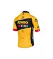 AGU Jumbo-Visma Replica Fietsshirt Korte Mouwen Geel/Zwart Heren