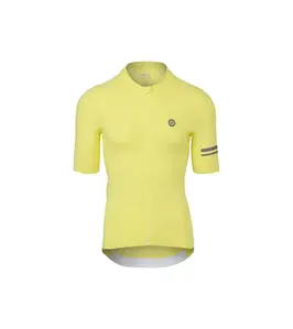 AGU Solid Performance Fietsshirt Korte Mouwen Geel Heren