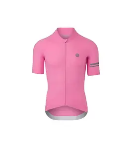 AGU Solid Performance Fietsshirt Korte Mouwen Roze Heren