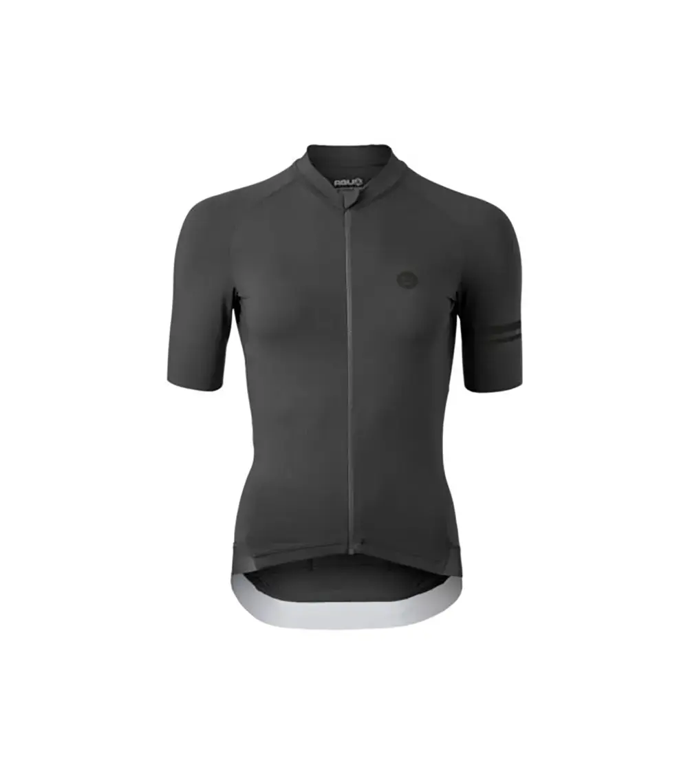 AGU Solid Performance Fietsshirt Korte Mouwen Zwart Dames