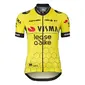AGU Team Visma-Lease a Bike Replica Fietsshirt Korte Mouwen Geel Dames