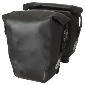 AGU Clean Double Shelter Click'nGo Medium MIK 34L Fietstas Zwart