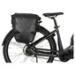 AGU Clean Double Shelter Click'nGo Medium MIK 34L Fietstas Zwart