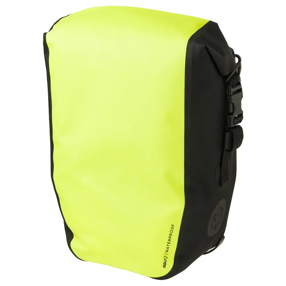 AGU Clean Single Shelter Click'nGo Medium 17L Fietstas Neongeel