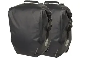AGU Set Lightweight Single Shelter Click'nGo Large Fietstassenset Zwart
