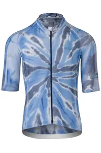 AGU Classic Breakaway Fietsshirt Korte Mouwen Blauw/Zwart/Wit Heren