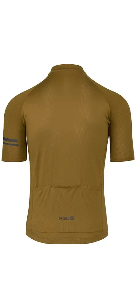 AGU Core Essential Fietsshirt Korte Mouwen Bruin Heren