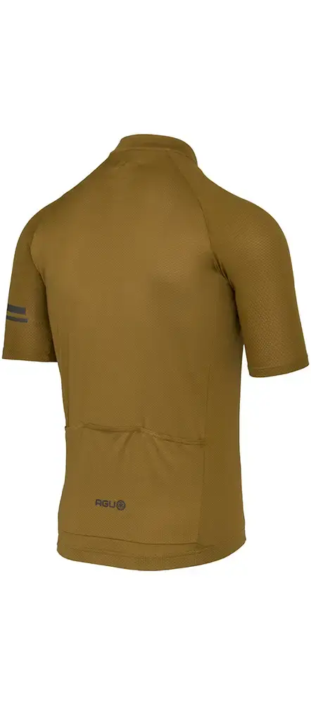 AGU Core Essential Fietsshirt Korte Mouwen Bruin Heren