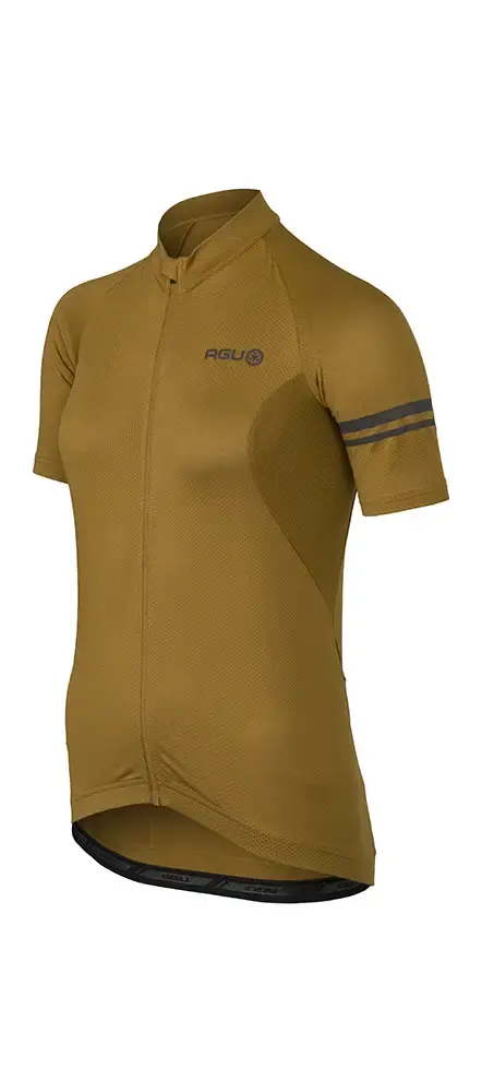 AGU Core Essential Fietsshirt Korte Mouwen Bruin Dames