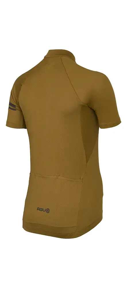 AGU Core Essential Fietsshirt Korte Mouwen Bruin Dames