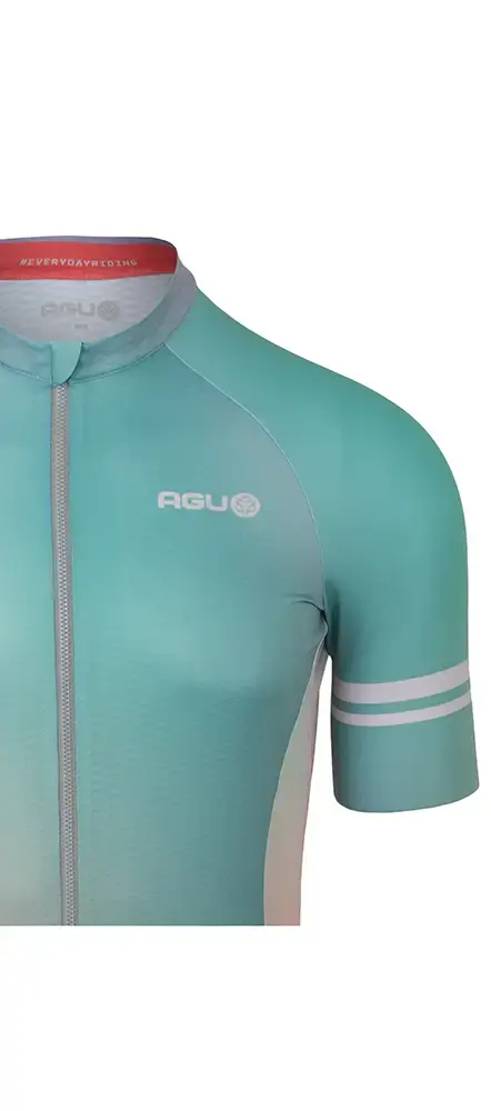 AGU Gradient Performance Fietsshirt Korte Mouwen Groen/Multi Heren