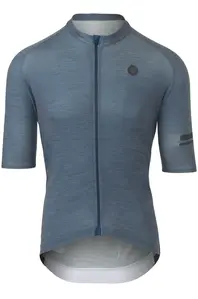 AGU Merino Performance Fietsshirt Korte Mouwen Blauw Heren