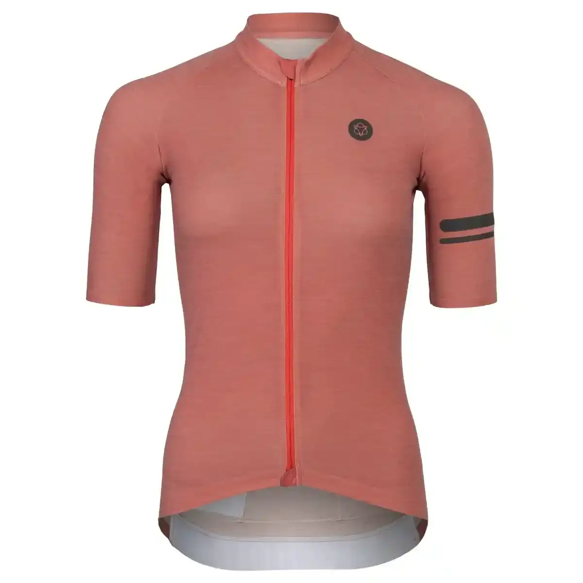AGU Merino Performance Fietsshirt Korte Mouwen Beige Dames