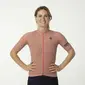 AGU Merino Performance Fietsshirt Korte Mouwen Beige Dames