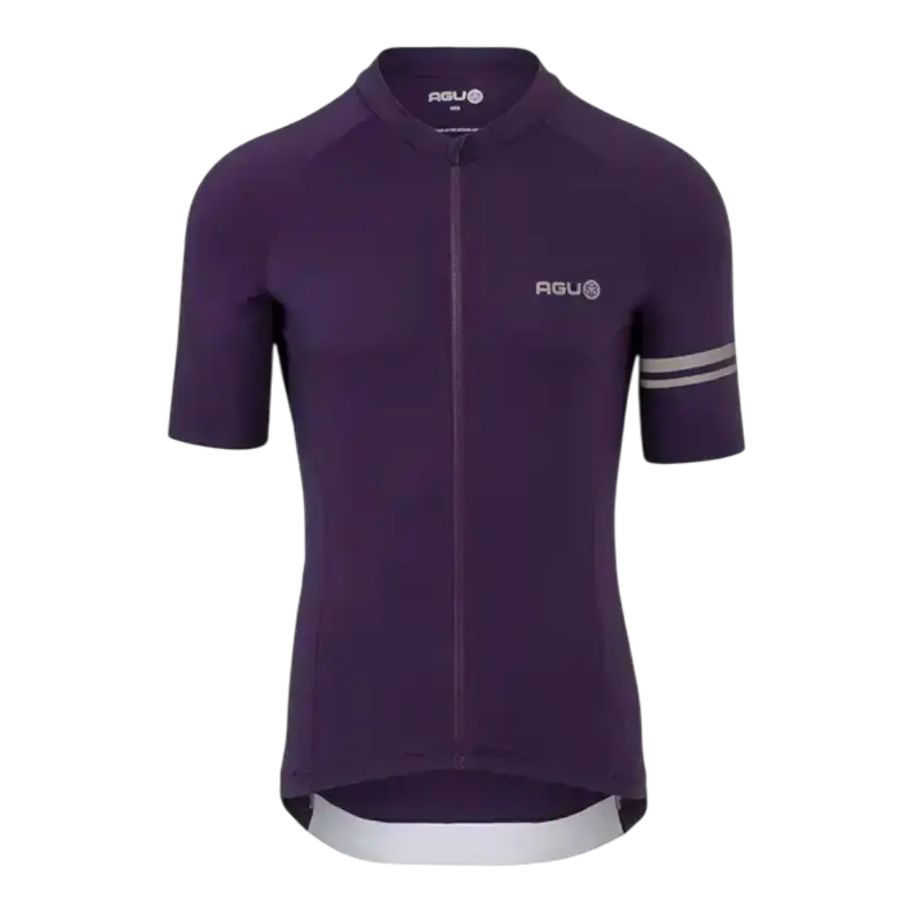 AGU Solid Performance Fietsshirt Korte Mouwen Paars Heren