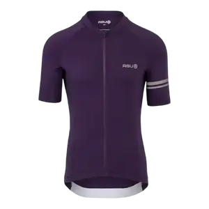 AGU Solid Performance Fietsshirt Korte Mouwen Paars Heren