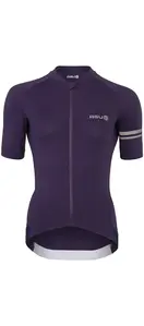 AGU Solid Performance Fietsshirt Korte Mouwen Paars Dames