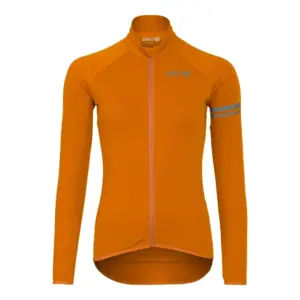 AGU Essential Thermo Fietsshirt Lange Mouwen Oranje Dames
