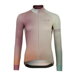 AGU Performance Gradient Fietsshirt Lange Mouwen Groen Dames