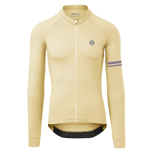 AGU Performance Solid Fietsshirt Lange Mouwen Lichtbruin Heren