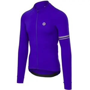 AGU Performance Solid Fietsshirt Lange Mouwen Violet Heren