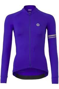 AGU Performance Solid Fietsshirt Lange Mouwen Paars Dames