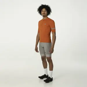 AGU Solid Performance Fietsshirt Korte Mouwen Oranje Heren