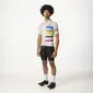 AGU Rainbow Essential Fietsshirt Korte Mouwen Beige/Multi Heren