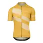 AGU Diagonal Stripes Essential Fietsshirt Korte Mouwen Geel Heren
