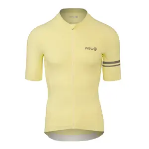 AGU Solid Performance Fietsshirt Korte Mouwen Geel Heren