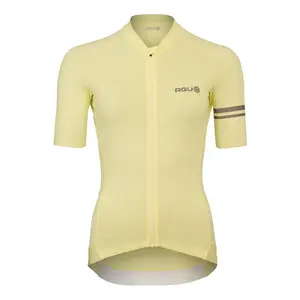 AGU Solid Performance Fietsshirt Korte Mouwen Geel Dames