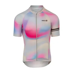 AGU Gradient Swirl Performance Fietsshirt Korte Mouwen Multicolor Heren