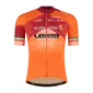 AGU Euskaltel Replica Fietsshirt Korte Mouwen Oranje Heren